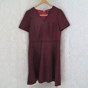 Boden British Tweed 100% Wool Dress